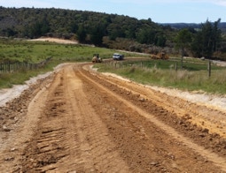 Forestry roads and PolyCom Stabilising Aid | TPMS NZ